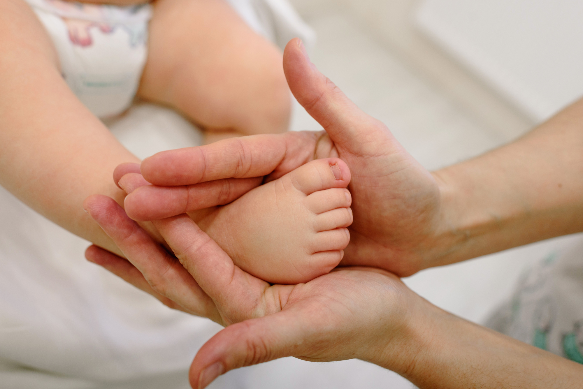 Close Up Photo of Baby's Foot