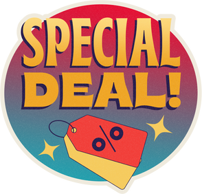 Grainy Gradient  Singles Day Special Deal Sticker 